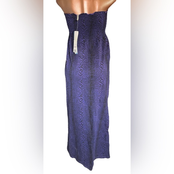 Garage Smocked Strapless Maxi Dress - Picture 3 of 6